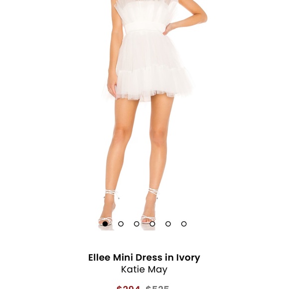 Katie May Dresses & Skirts - Katie May White Layered Tulle Dress